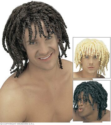 PERRUQUE RASTA BOB AVEC DREADLOCKS - Perruques par thèmes/Disco Hippie