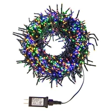 Kurt Adler 480-Light Connectable Cluster Garland, Multicolor, 16ft