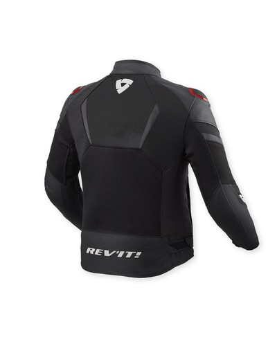Revit Mantis 3 H2O Jacke Textil-Leder schwarz/rot wasserdicht XL Motorrad - Bild 2 von 2