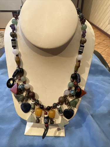 Vintage!!Egyptian Revival Beautiful!! Real Stones!!
