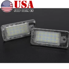 License Plate LED Light Lamp For Audi A3 S3 A4 S4 A6 C6 S6 A8 S8 Q7 RS4 RS6