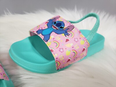Disney - saya._ Disney Stitch & Angel Girls' Dual Sizes Watershoes. (Toddler