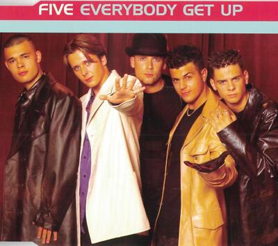 CD Maxi-Single Five - Everybody Get Up  (1998)