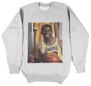 felpa lakers grigia