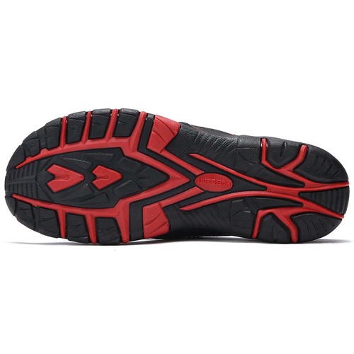 Mens Thong Sandals Indoor and Outdoor Beach Flip Flop Black/Red Size 14 - 第 1/1 張圖片
