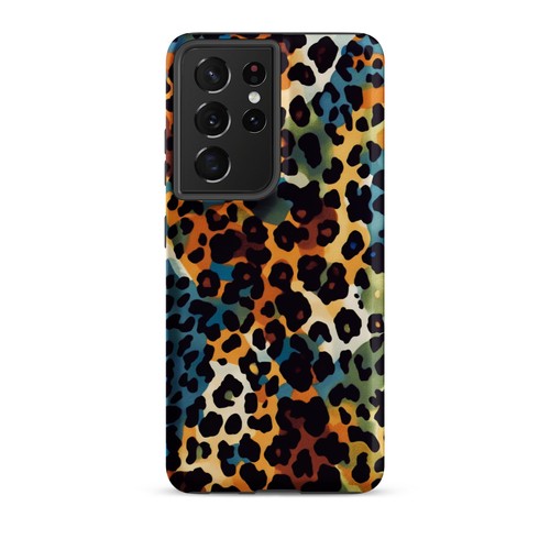Multicolor Leopard Print v1 Tough Case for Samsung® - Picture 12 of 18