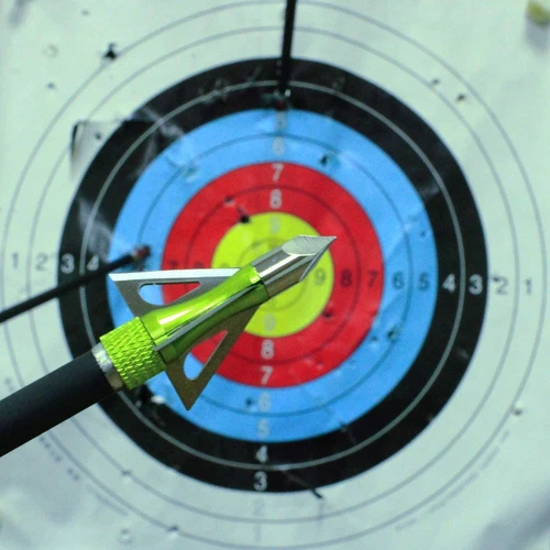 12Pcs Very 3-Sharp Blade Broadheads 100 Gr Arrow Tips Compound Bow Crossbow Box - Picture 4 of 6