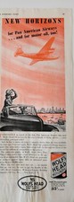 1940 Wolf"s Head Motor Oil for Pan American Airways vintage ad