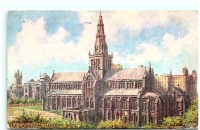 S01-9749, THE CATHEDRAL, GLASGOW, C1940S UK TO USA, POSTCARD