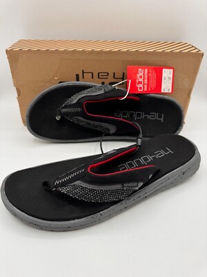 New Hey Dude Men\'s Flinn Sox Sandals Flip Flops US Size 9- New With Tags & Box Men main image 4