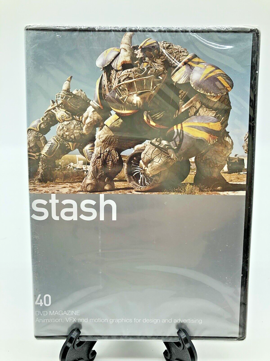 Stash DVD Magazine 40 Animation VFX Motion Graphics Advertising