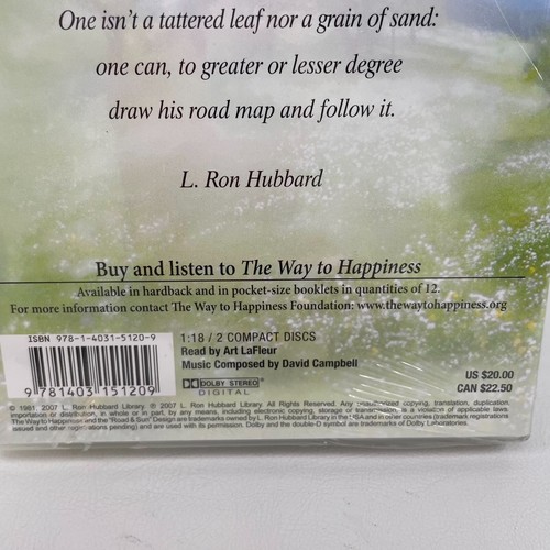 L. Ron Hubbard Der Weg zum Glücklichsein Hörbuch gelesen von Art LaFleur Neu - Bild 3 von 4
