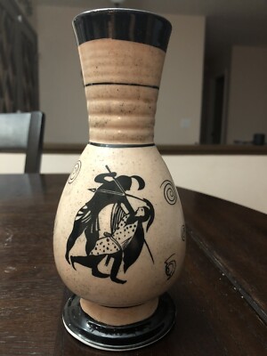 Vintage Footed Vase Greek Art Images  Formalities By Baum Bros Collectible RARE