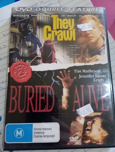 They Crawl / Buried Alive - DVD - Horror Two Movie Pack