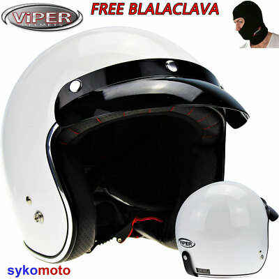 VIPER RS05 JETHELM MOTORRADHELM ROLLERHELM CRUISE ECE CHOPPER HELM ROUTE 66 MATT
