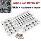 75X Engine Bolt Topper Cap Cover For Harley Touring Road King Street Glide 07-16