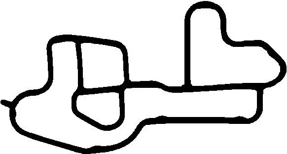 ELRING 135.471 Dichtung, Ölfiltergehäuse für SMART 135471