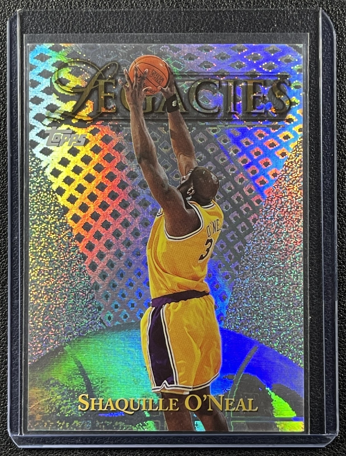 SHAQUILLE O'NEAL 1998-99 TOPPS #L5 LEGACIES LAKERS