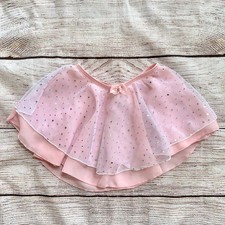DanzNMotion by Danshuz Pink Crystal Sparkle Dance Skirt Sz T/S Toddler S