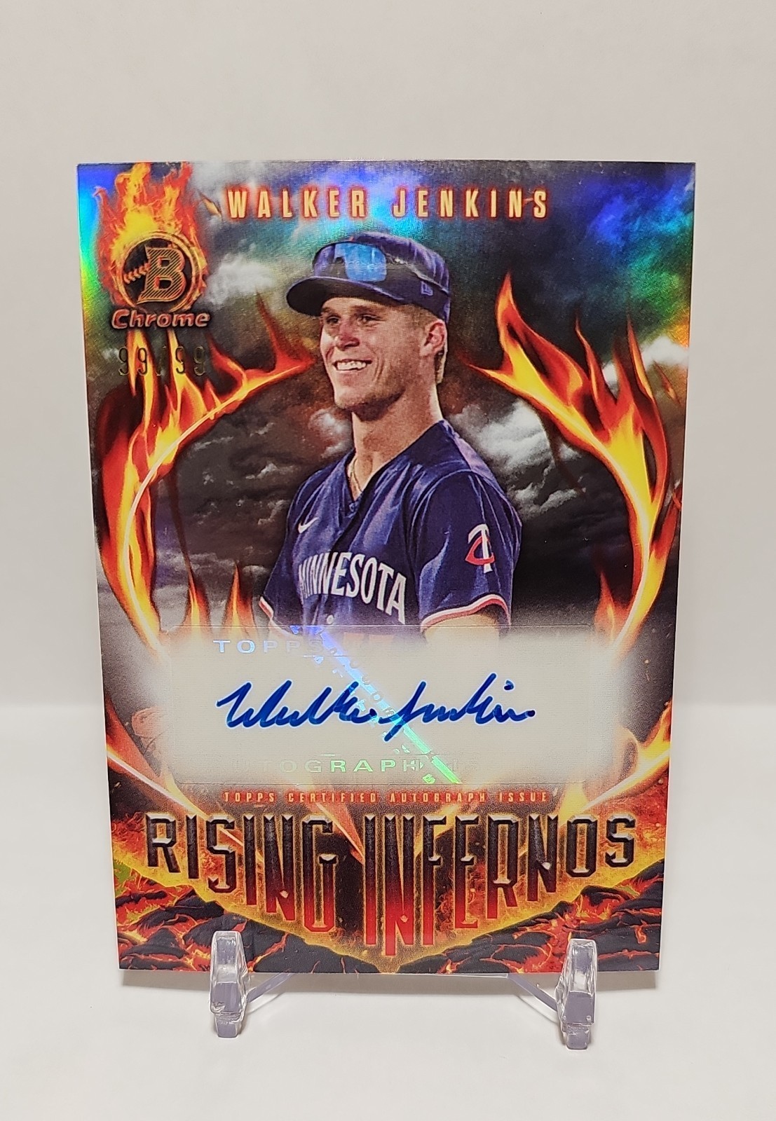 2024 Bowman - Rising Infernos Autographs Walker Jenkins #RIA-WJ /99 (AU, RC)