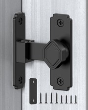 Pocket Door Lock, 90 Degree Flip Latch - Barn Door Lock and Latch for Bedroom...