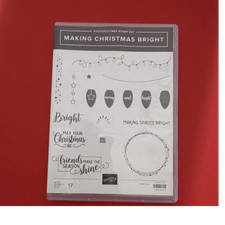 Stampin' Up Making Christmas Bright Photopolymer Stamp Set Christmas 148046