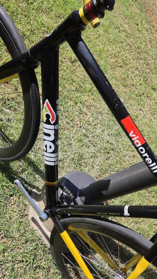 Cinelli Vigorelli 56cm Red Hook Crit Race Bike Frameset +EXTRAS Track ...