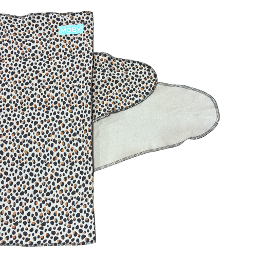 Moby Wrap Babytrage Fit Leopard 100% Baumwolle Freisprechstütze - Bild 4 von 10