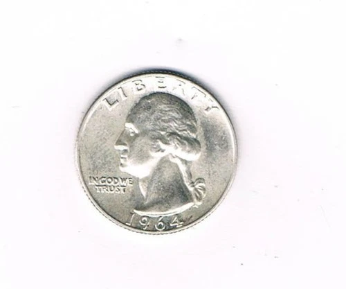 1964 P Washington Quarter 90% Silver GEM BU condition. Inv#236