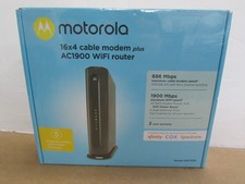 MOTOROLA ROUTER WIFI CABLE MODEM PLUS ROUTER 16X4 AC1900 MG7550 NEW 
