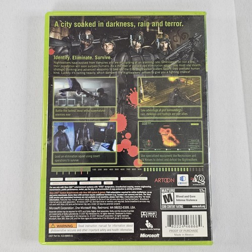 Vampire Rain Xbox 360 2007 Complete Tested And Working Please READ Description⬇ - Picture 3 of 8