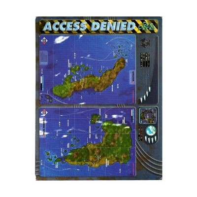 Biohazard Blue Planet Access Denied w/GM Screen Bag VG