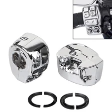 Aluminum Handlebar Control Switch Housings Fit For Harley Road Glide FLTRX FLTRU