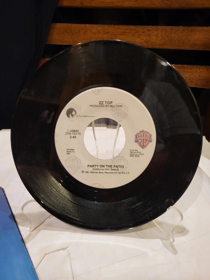 ZZ TOP – SLEEPING BAG - VINYL EP SINGLE 45RPM BLACK - VG+ - A32 Foto 4 de 4