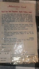 Tiny Terri Hospital Admission Card