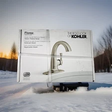Kohler Florez R27817-4D-SN Florez Polished Nickel 1-Handle Bathroom Faucet