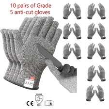 Anti Cutting Cut Resistant Hand Safety Gloves Cut-Proof for Protective Knife UK