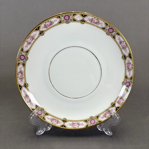 MZ Altrohlau CMR Czechoslovakia Cup and Saucer Set of 2 Floral Trim ALT1 - Picture 4 of 10