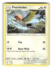 Fletchinder 13/30 Uncommon SM Trainer Kit: Lycanroc & Alolan Raichu Pokemon LP