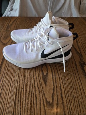 Nike Air Max Dominate High Top Basketball Shoes White Black Lace Up 2017