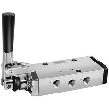 Parker 422Cr023w Manual Air Control Valve, 4-Way, 3/8In Npt