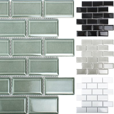 Keramik Mosaikfliesen Devon Metro Facette