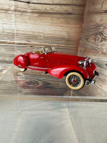 Coche de juguete modelo diecast rojo vintage Danbury Packard V12 LeBaron Speedster 1934 - Imagen 7 de 13