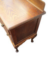64242 Oak Vanity Desk with Tri-fold Mirrors — photo 9