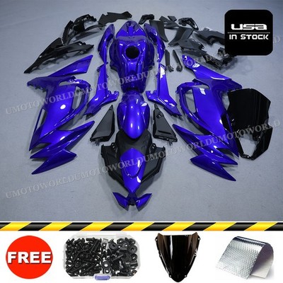 Glossy Blue Fairing Kit For Kawasaki Ninja 650 2020-2025 EX650 Bodywork W/ Bolts
