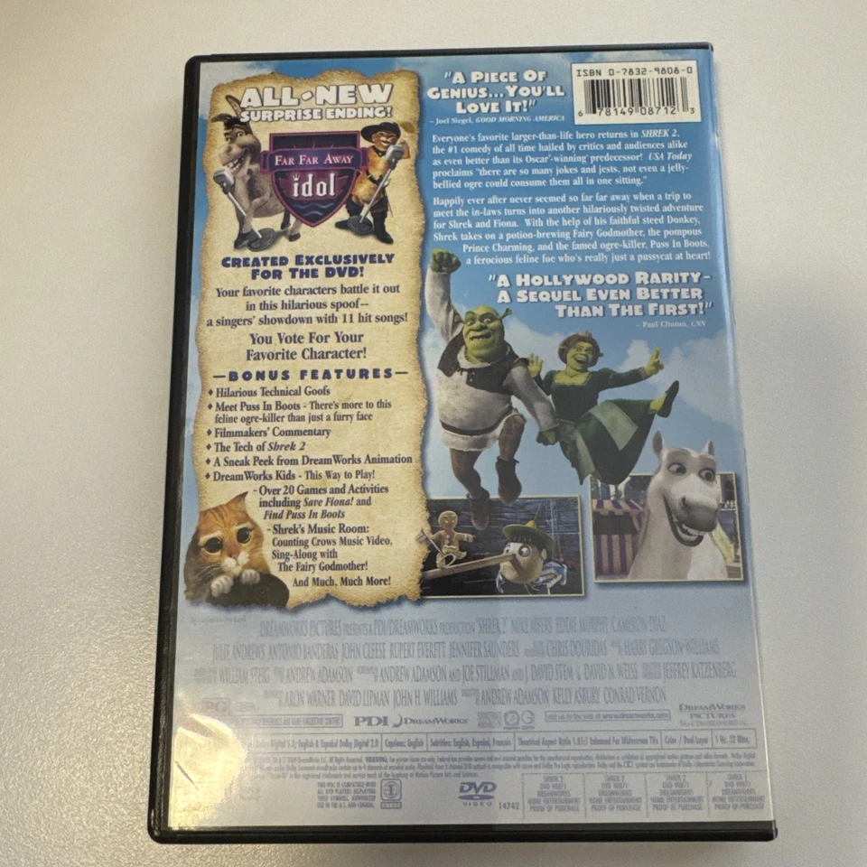 Shrek 2 DVD Widescreen Foto 2 de 2