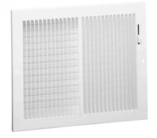 HART & COOLEY 6611206W 12x6 2-Way Register Multi-Shutter Damper