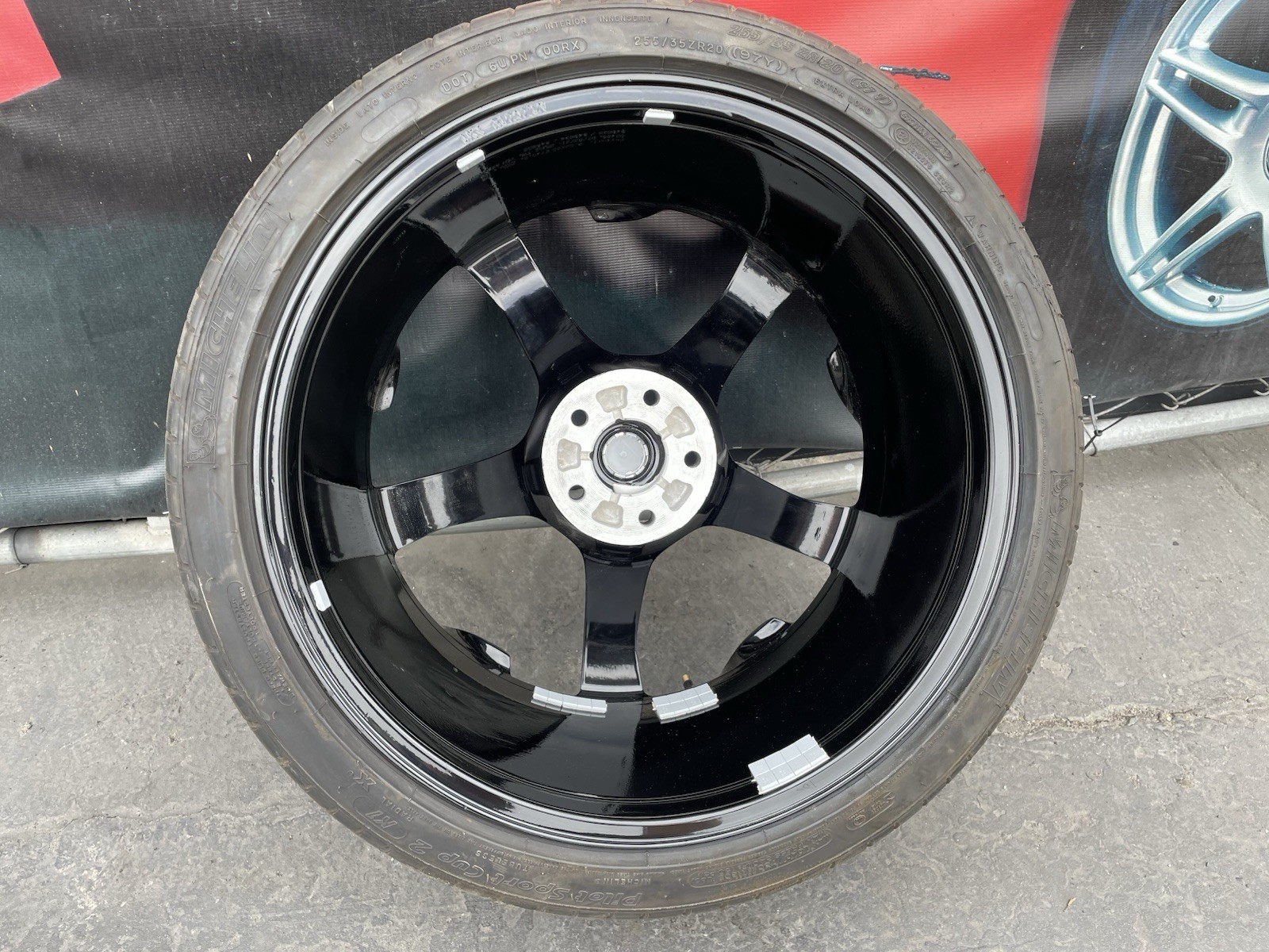 Ferrari SF90 Front Left Wheel Black OEM