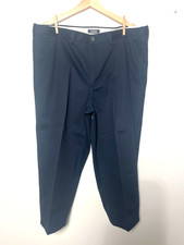 NEW Lands  End Mens Traditional Fit Navy Blue Chino Pant Size 40x30 100 Cotton