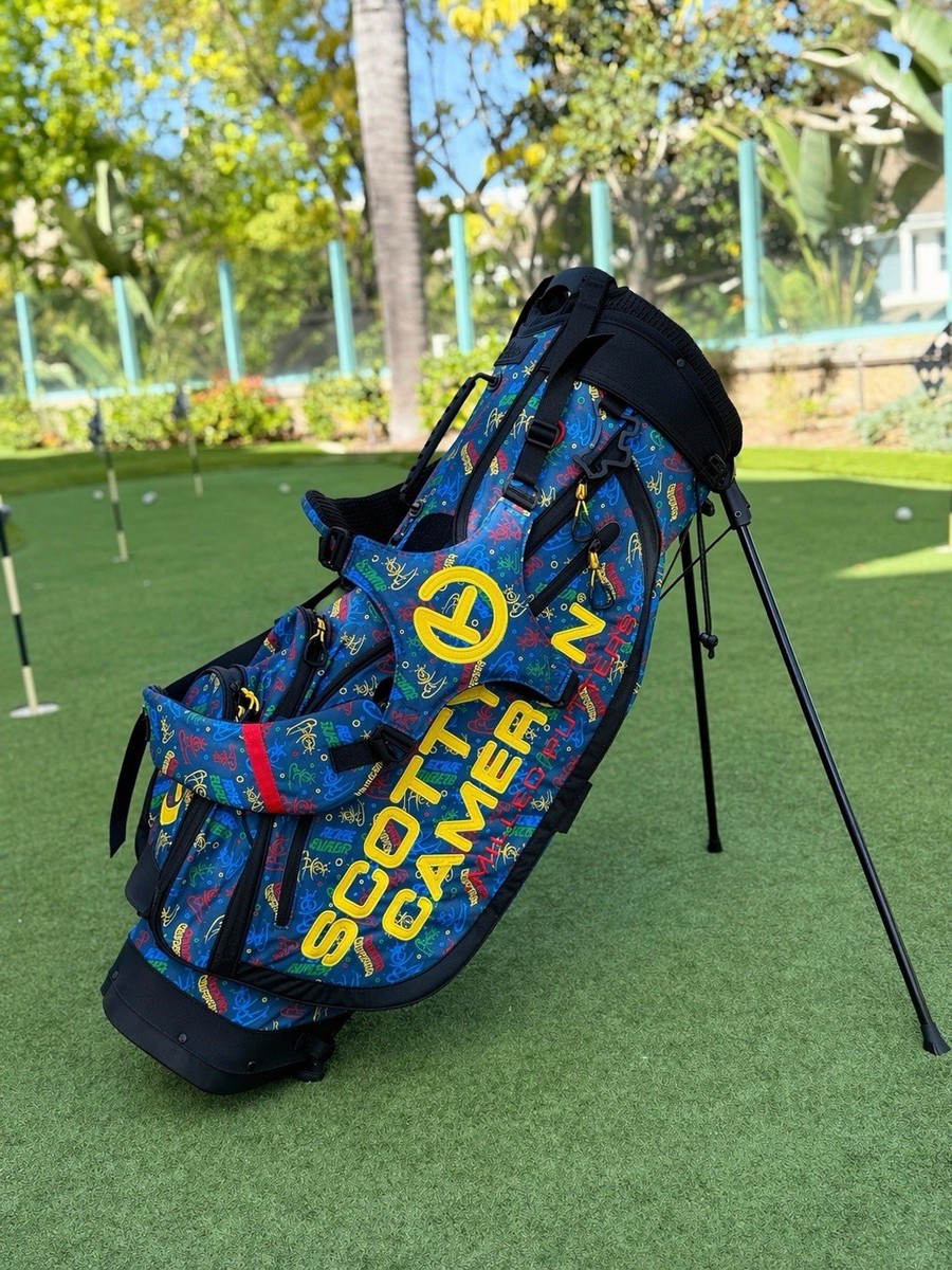 Scotty Cameron ラウンドポーチ/ネイビー Scotty Cameron Peace Surfer Pathfinder Blue Stand Golf Bag Divider